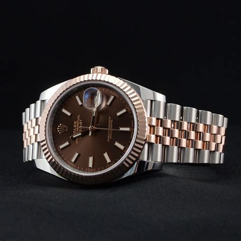 rolex datejust rose gold 41mm|Rolex Datejust 41 126331.